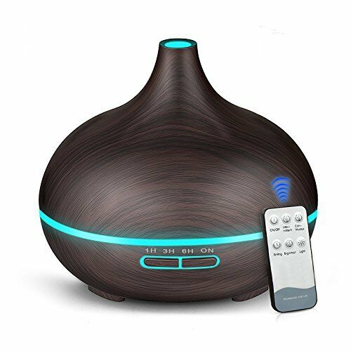 Máy xông tinh dầu cao cấp Bầu Tiên. Dung tích 550ml Có Remote. Tặng kèm lọ tinh dầu Cam ngọt Vemoda cao cấp 10ml