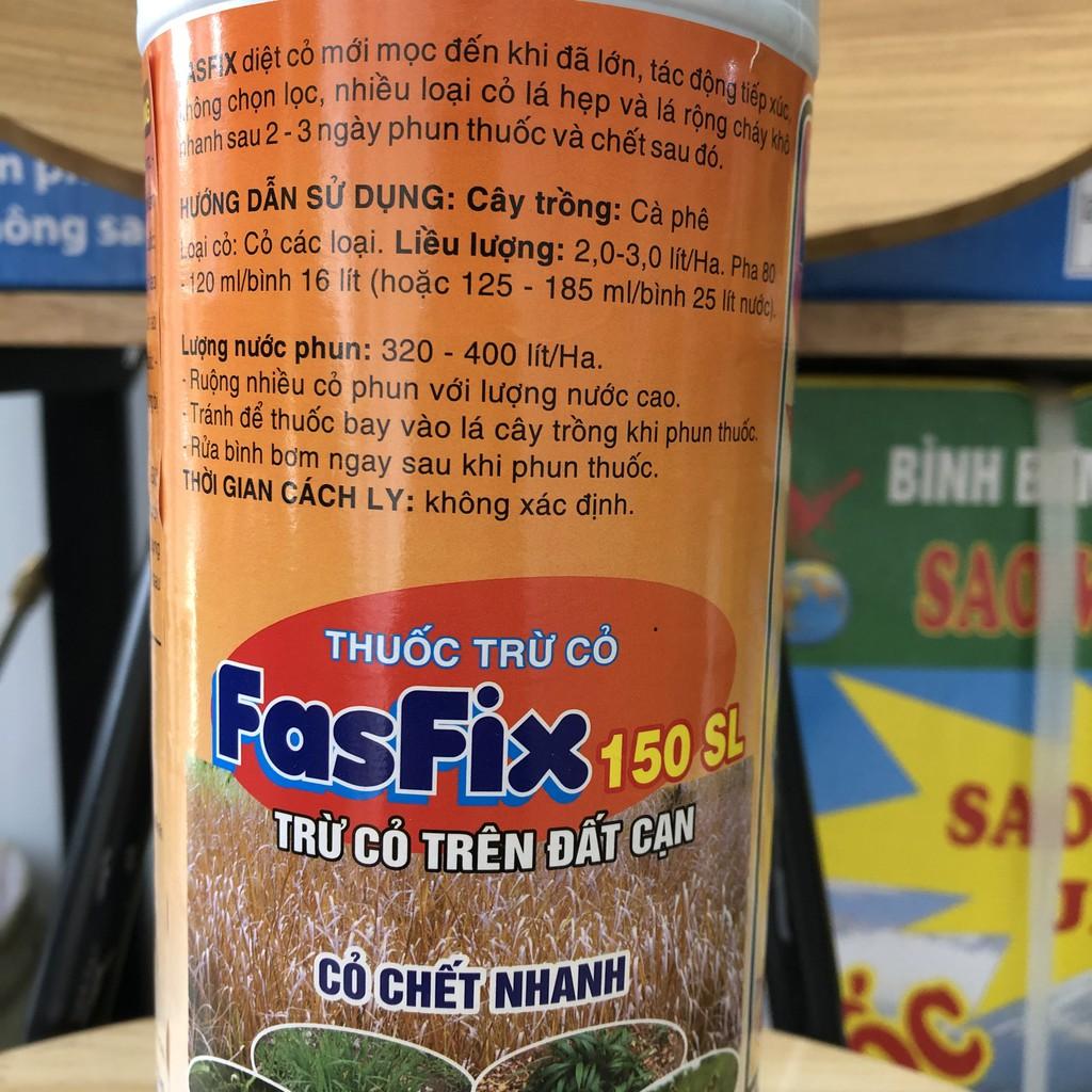 FASFIX 150SL Trừ các loại cỏ trên cạn – Diệt cỏ tận gốc, chai 1 Lít