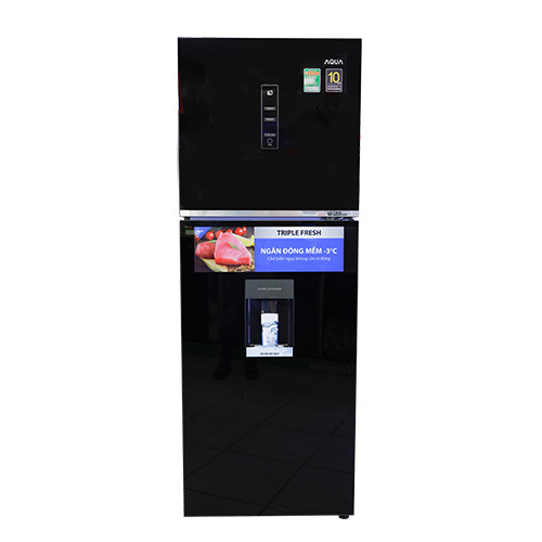 Tủ lạnh Aqua 344 Lít AQR-T389FA-WGB - HÀNG CHÍNH HÃNG - Chỉ giao tại HCM
