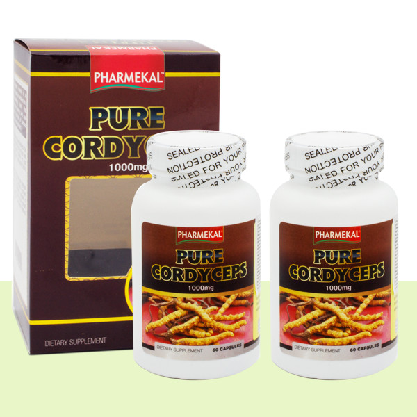 Combo 2 Hộp Viên Uống Đông Trùng Hạ Thảo Pure Cordyceps Pharmekal - 60 Viên