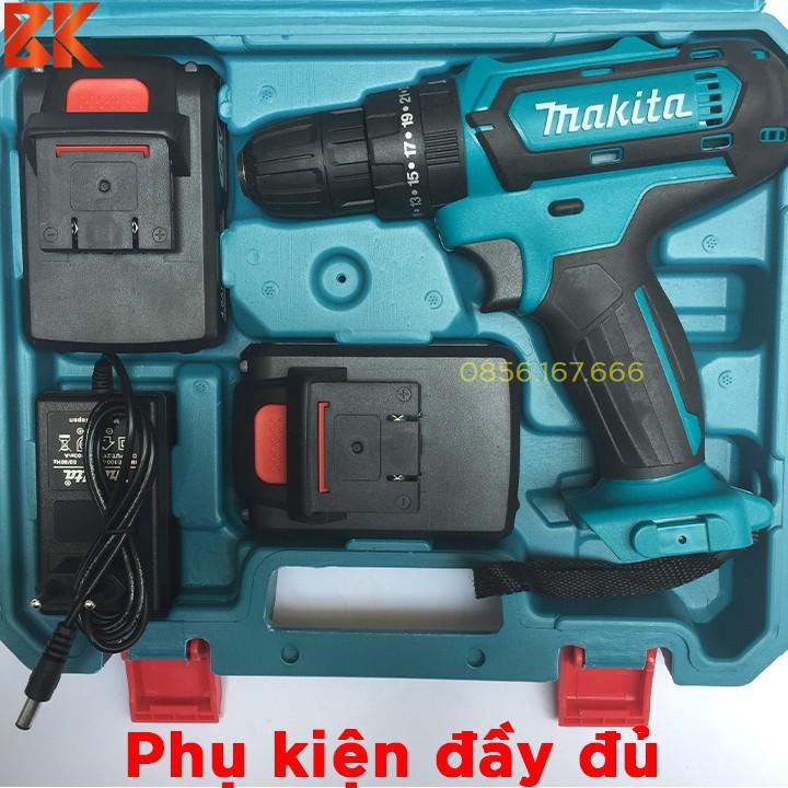 Máy Khoan Pin MAKITA 24V – 2 chức năng – Pin chuẩn 5 CELL 4.0Ah - Máy Bắt Vít MAKITA 24V - 100% Lõi đồng