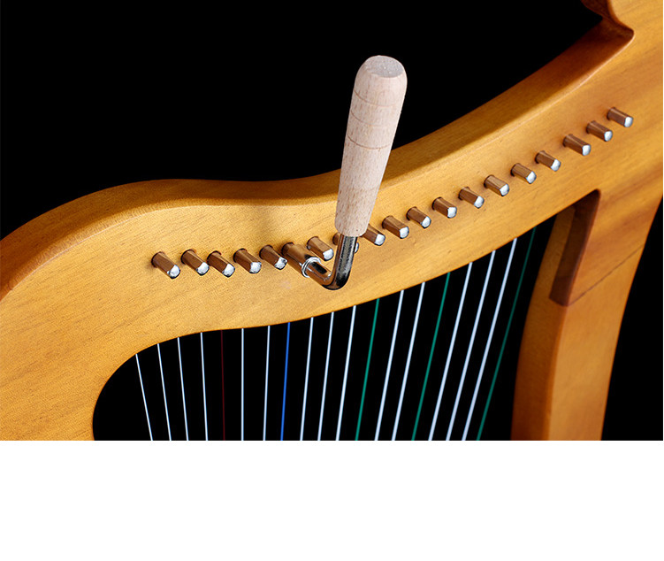 Đàn lyre Harp đàn hạc thủ công 2 khóa Mã KT-1000 Tặng full phụ kiện