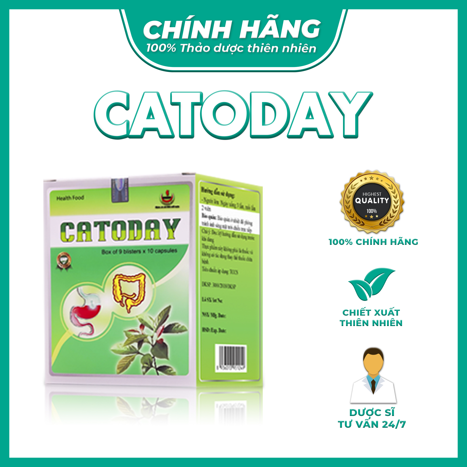 Catoday - Năng Động - Giảm đầy hơi, chướng bụng khó tiêu