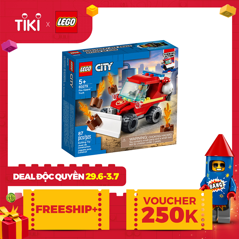 Đồ chơi LEGO City Xe Tải Chữa Cháy 60279