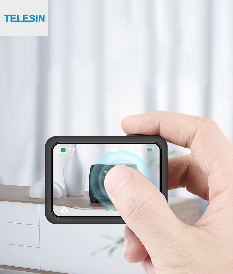 Bộ 4 miếng dán cường lực cho Gopro 11 10 9 Telesin - Kính cường lực 9H cho máy quay hành trình