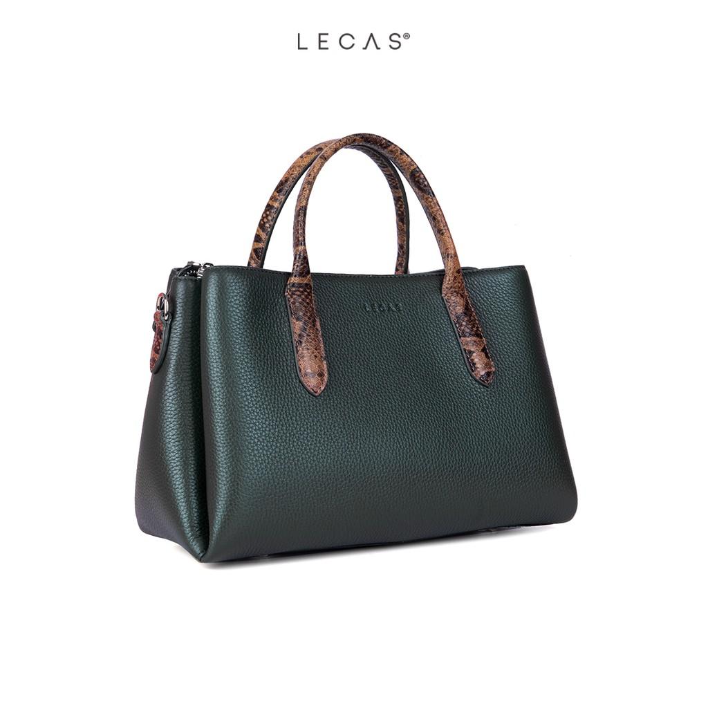 Túi Xách Tay Nữ Da Thật LECAS 3 Ngăn, Có Dây Đeo Chéo 2 Size WINDY
