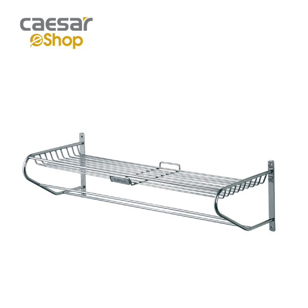 Kệ xếp khăn và vắt khăn inox kích thước 610 mm - Caesar ST827V
