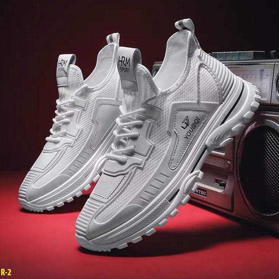 Giày Sneaker Nam Hàn Quốc - Màu Full Trắng Siêu Đẹp