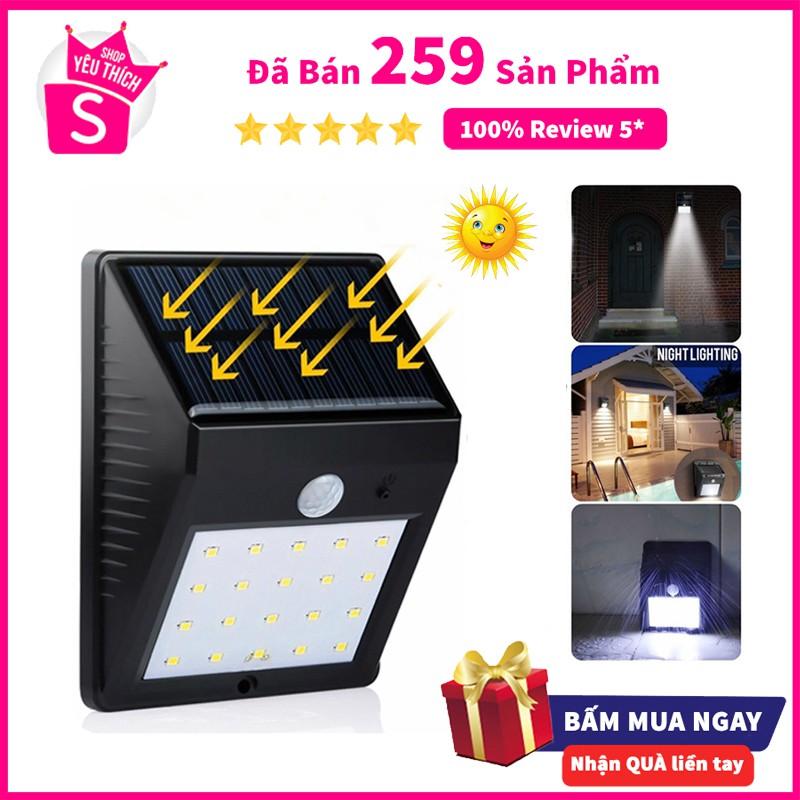 COMBO 3 Đèn Cảm Ứng Thông Minh - Đèn LED cảm biến hồng ngoại sử dụng năng lượng mặt trời loại 30 bóng siêu sáng -GD167