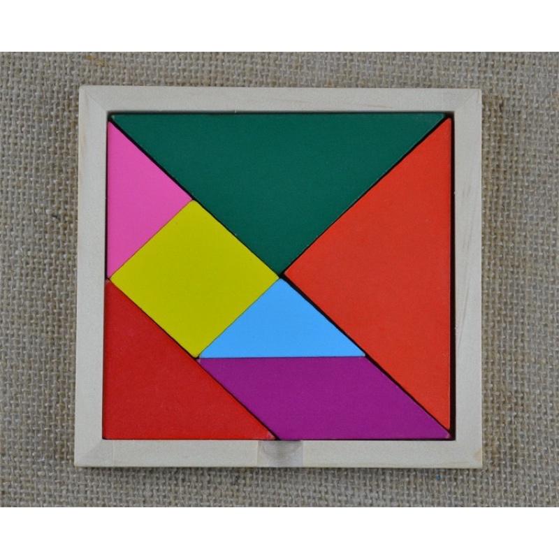 Bộ ghép trò chơi trí uẩn tangram cho bé phát triển trí tuệ