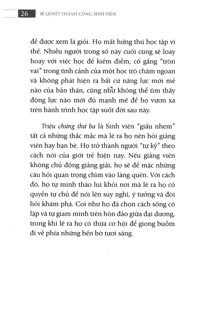 Bí Quyết Thành Công Sinh Viên (Tái Bản)