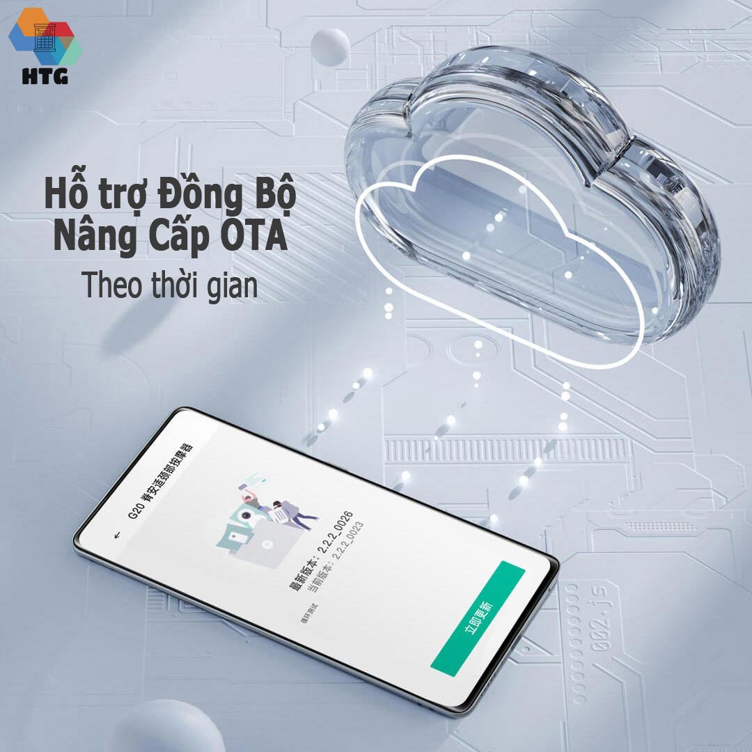 Máy massage cổ vai gáy Jeeback G20 tích hợp remote điều khiển, điều khiển kết nối App, massage nhiệt 3 mức tùy chọn, 4 chế độ massage kết hợp 15 mức cường độ, hàng chính hãng