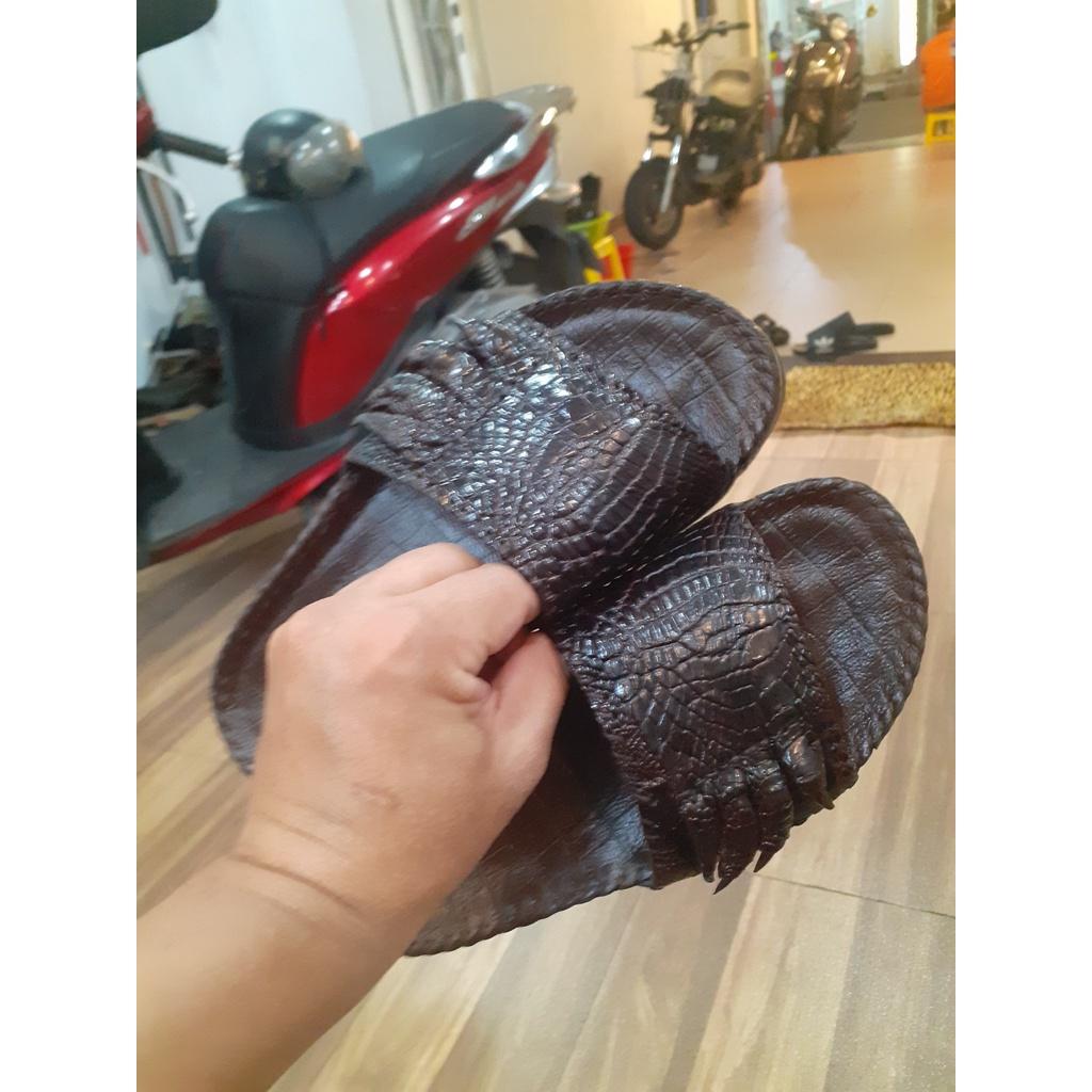 Dép quai ngang nguyên móng cá xấu thật 100%