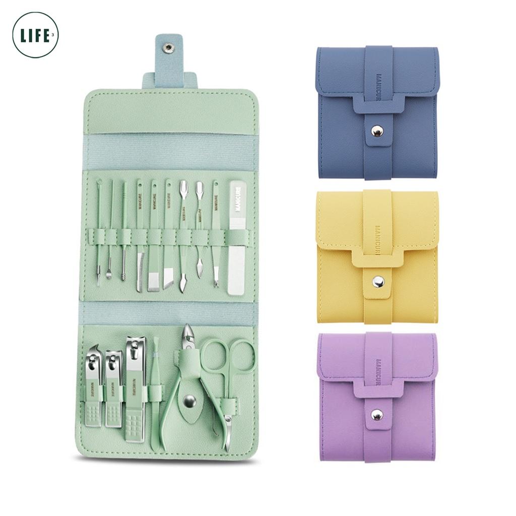 Bộ 3Life Bộ 12/16 Dụng Cụ Làm Móng Chân Mày Chăm Sóc Da Chân Mày Chuyên Dụng