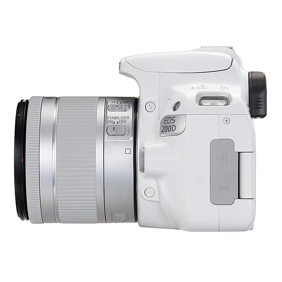 Máy Ảnh Canon EOS 200D KIT 18-55 IS STM (Trắng) - Hàng Nhập Khẩu