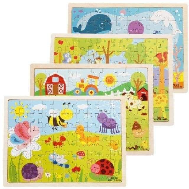 Đồ chơi xếp hình gỗ Puzzle 60 miếng