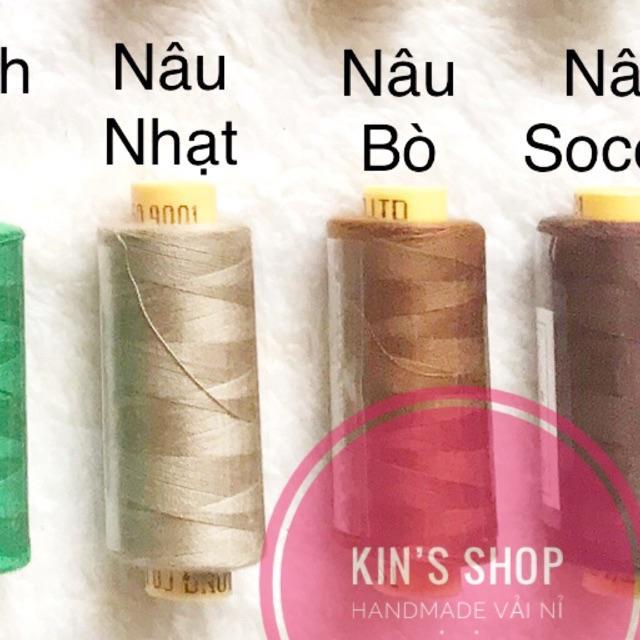 Chỉ May Thiên Long cuộn 400m nhiều màu, dùng may tay và may máy, chỉ dai bền đẹp, chắc chắn