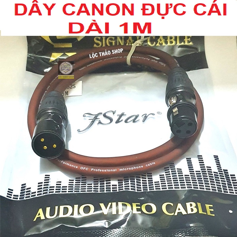 Dây Canon Đực Cái dài 1M 2M 3M 5M