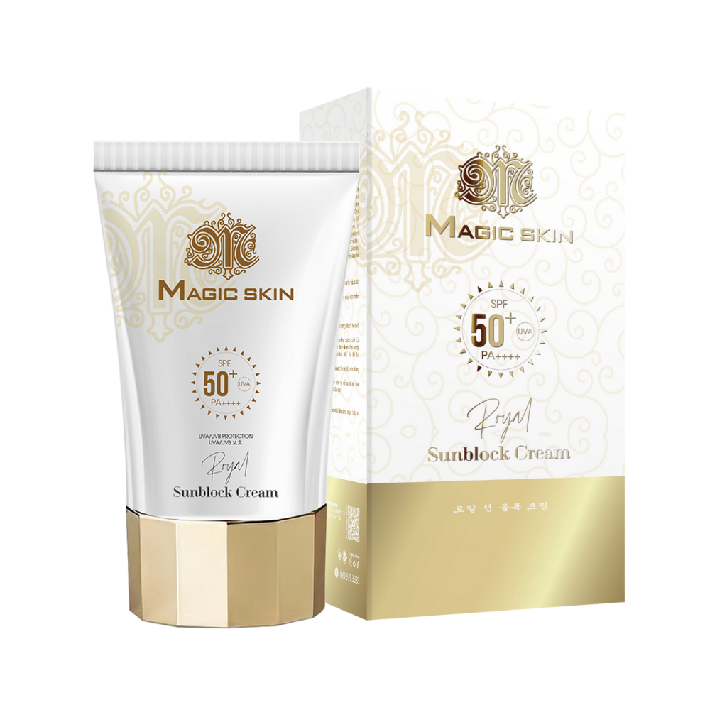 Kem Chống Nắng Royal Sunblock Cream Magic Skin - Bảo Vệ Da Của Bạn Tuyệt Đối Suốt 12H