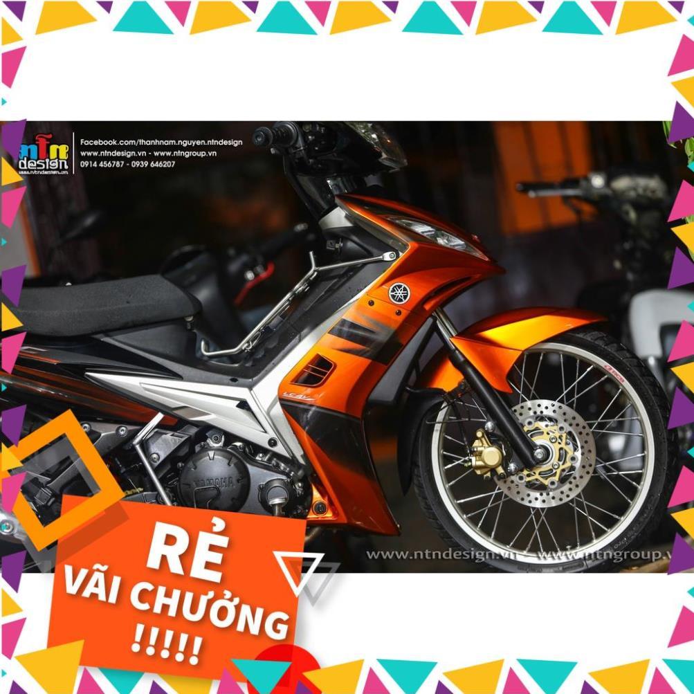 Tem Rời Exciter 2009 Mẫu Cam Đen Chữ 135 LC