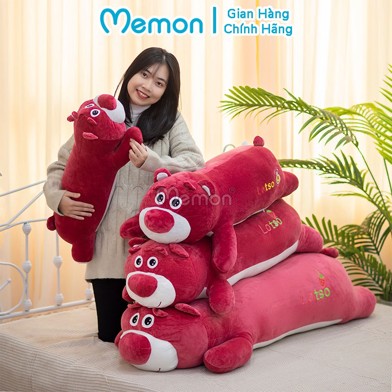 Gối Ôm Lotso Huggin Bear Nhồi Bông 70cm - 1m - 1m3 Cao Cấp Memon