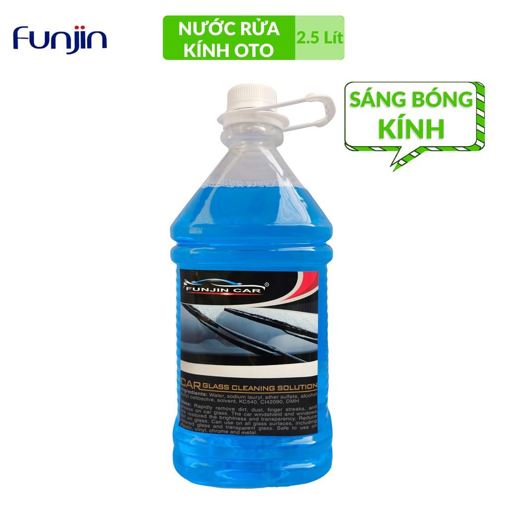 Nước rửa kính ô tô chuyên dụng 2.5L Funjin chính hãng | Sạch sáng bóng, bảo vệ kính chắn gió ô tô của bạn