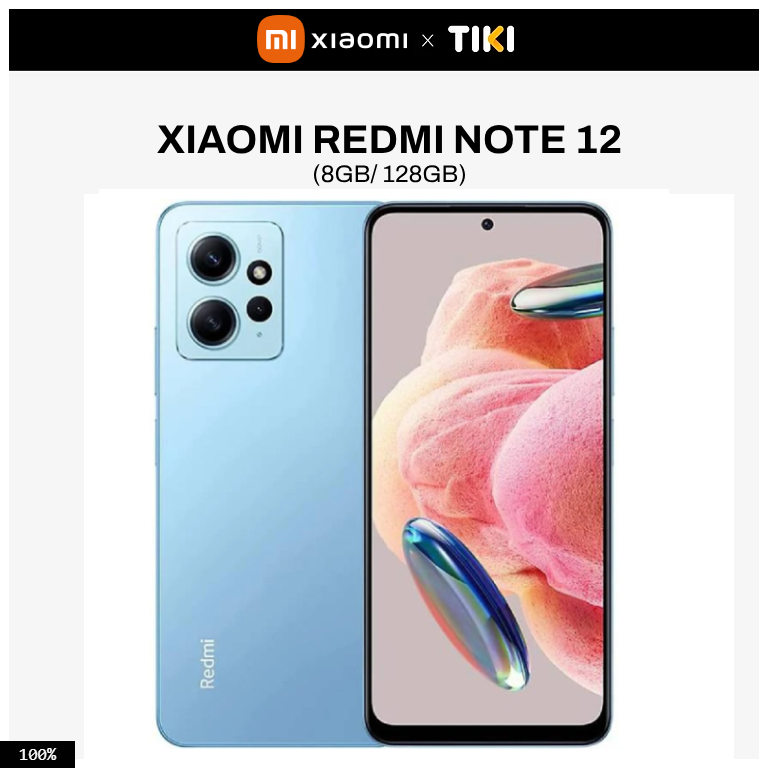 Điện Thoại Xiaomi Redmi Note 12 8Gb128Gb - Hàng Chính Hãng - Xanh Dương