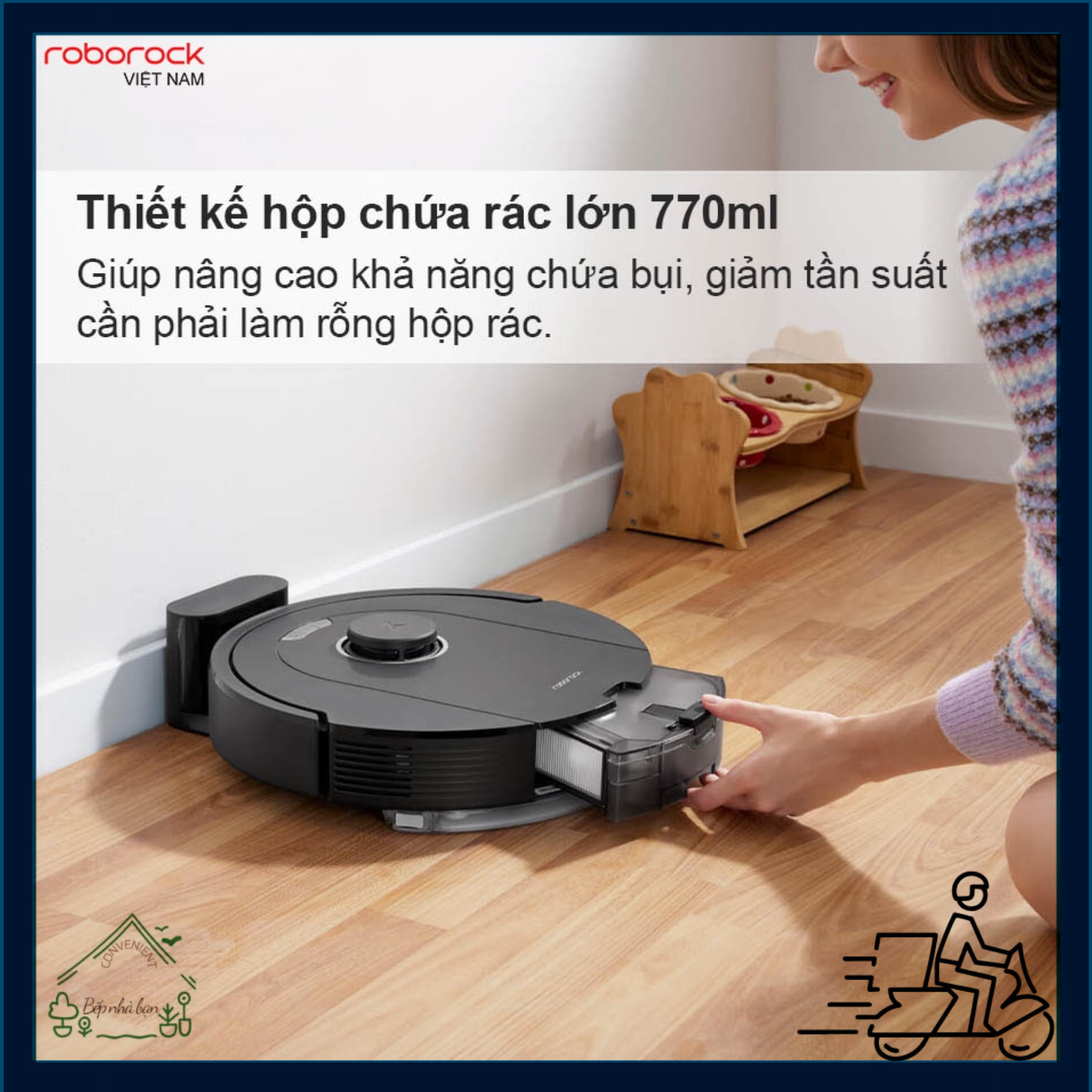 Robot hút bụi lau nhà Roborock Q5 Pro – Hàng Chính Hãng