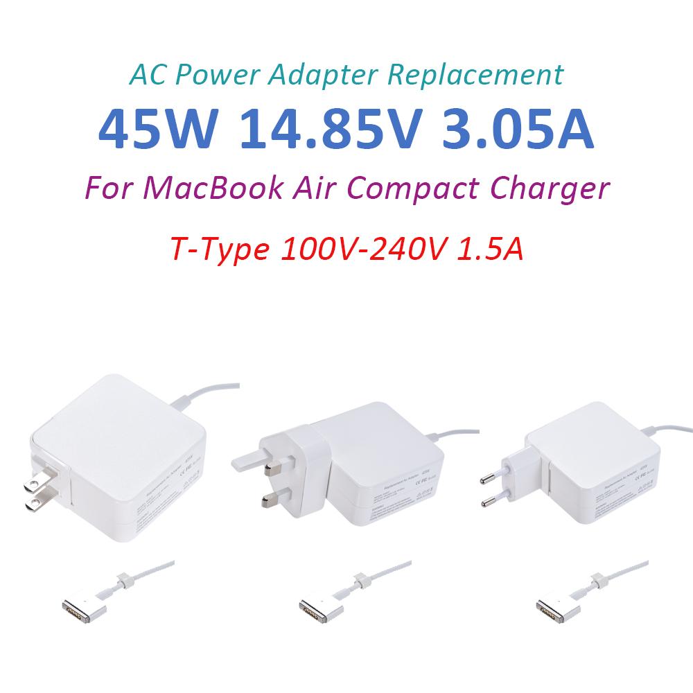 Bộ đổi nguồn AC DC 100V-240V 1.5A Type-C nhỏ gọn di động Thay thế cho đầu cắm MacBook nhỏ gọn di động Thay thế cho đầu cắm MacBook