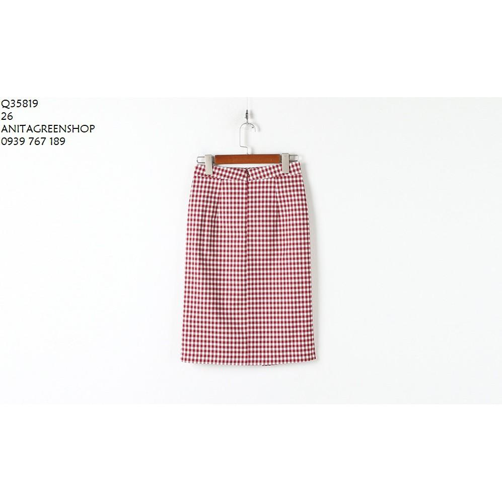 Q35819 CHÂN VÁY CARO CÔNG SỞ