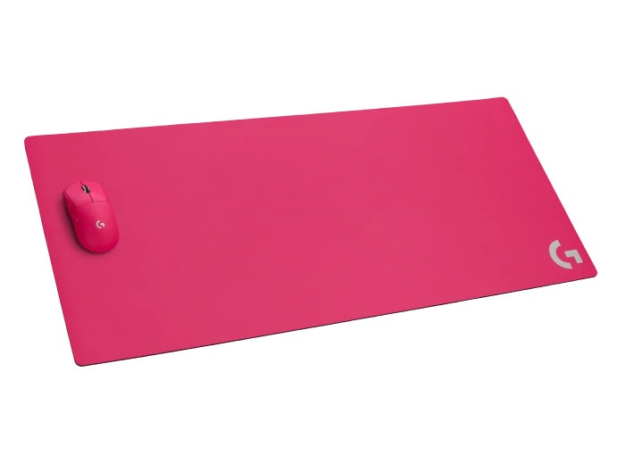 Bàn di chuột cỡ lớn Logitech G840 XL màu hồng Magneta - Bề mặt điều chỉnh hiệu suất, Đế cao su ổn định -Hàng chính hãng