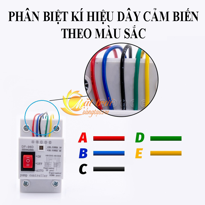 Công tắc cảm biến bơm nước tự động DF-96D+ 20A