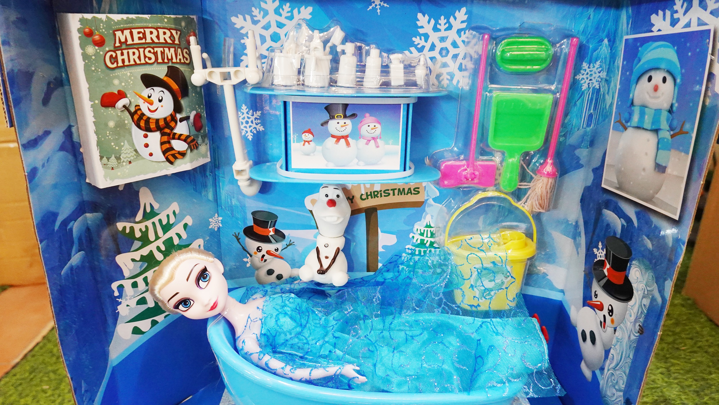Búp bê Elsa và Bồn Tắm