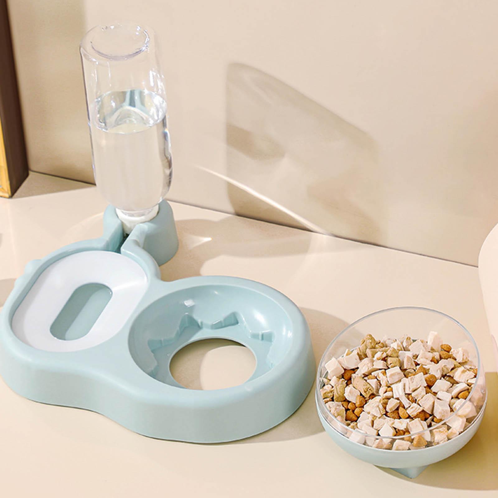 Automatic Auto Feeder Pet Self Dispenser Water Feeding Dish