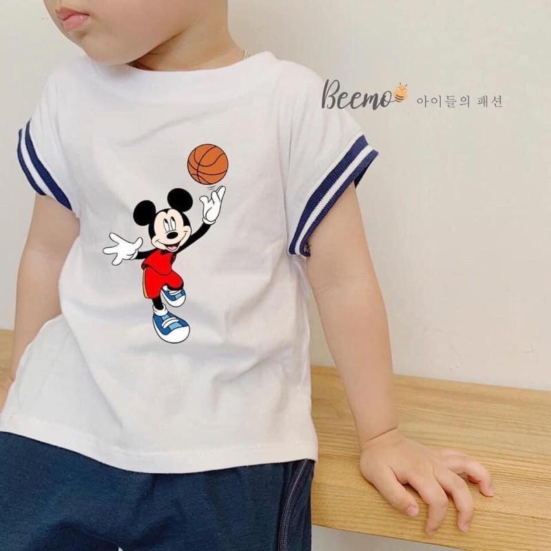 Bộ thể thao mickey 3lỗ bóng rổ