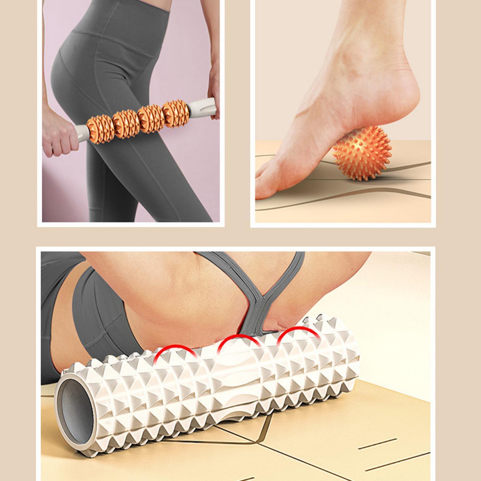 Yoga Column Foam Roller Pliable for Gym Equipment Body Stretching Sport