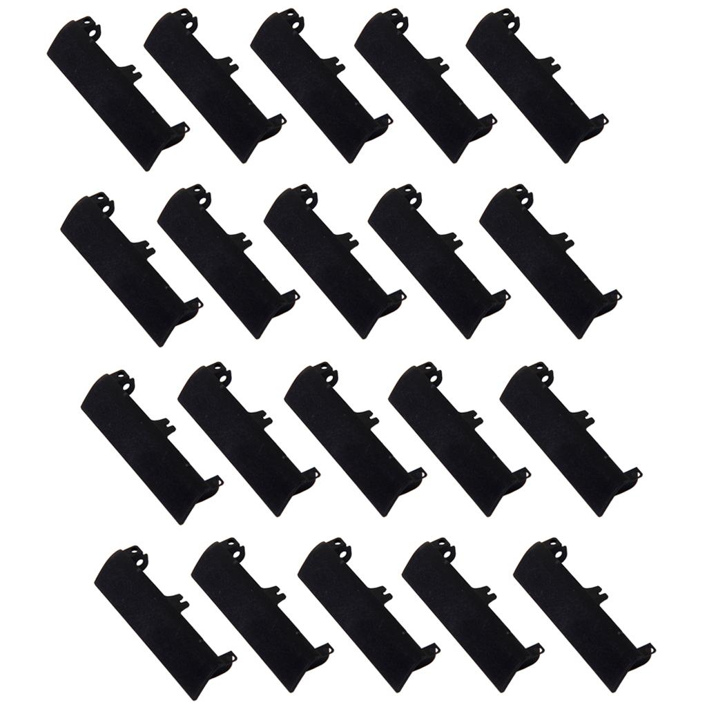 20PCS Hard Drive Caddy Bezel Cover + Screws for DELL LATITUDE E6430 Black