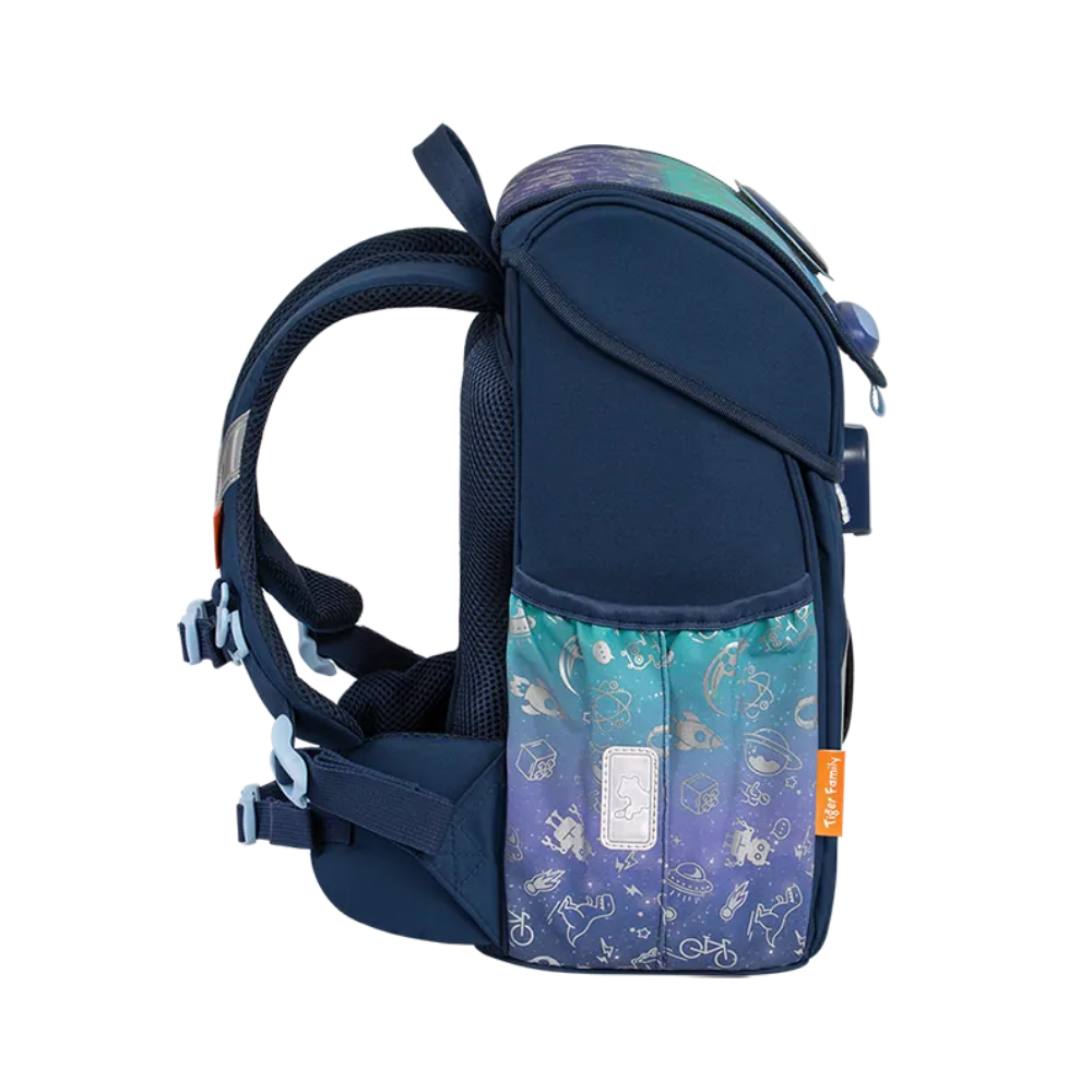 Cặp Chống Gù Joy Schoolbag Pro 2 - Space Things - Go Green - Tiger Family TGJY-056A