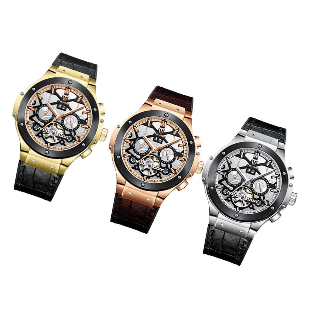 Mens Mechanical Automatic Wristwatch -waterproof
