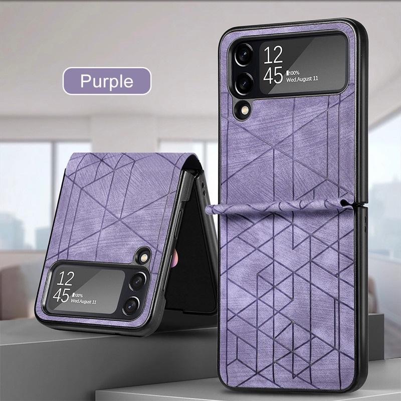 Ốp lưng dành cho Galaxy Z Flip 4 ví giả da thời trang