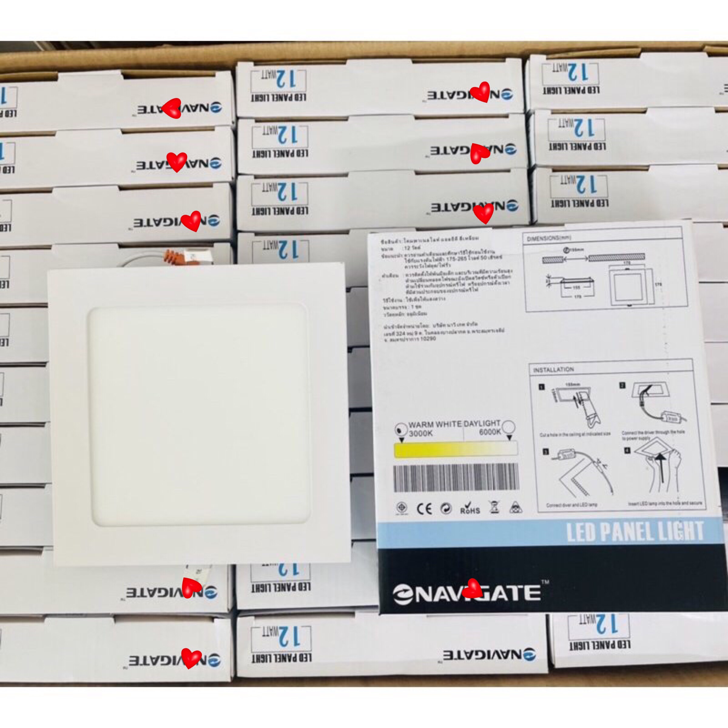 Đèn âm trần vuông công suất 9w và 12w ánh sáng trắng vs ánh sáng vàng, đẹp chất lượng hiện nay