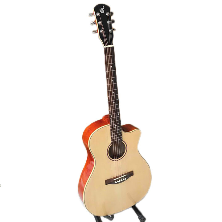 Đàn guitar acoustic có ty chống cong cần SVA1