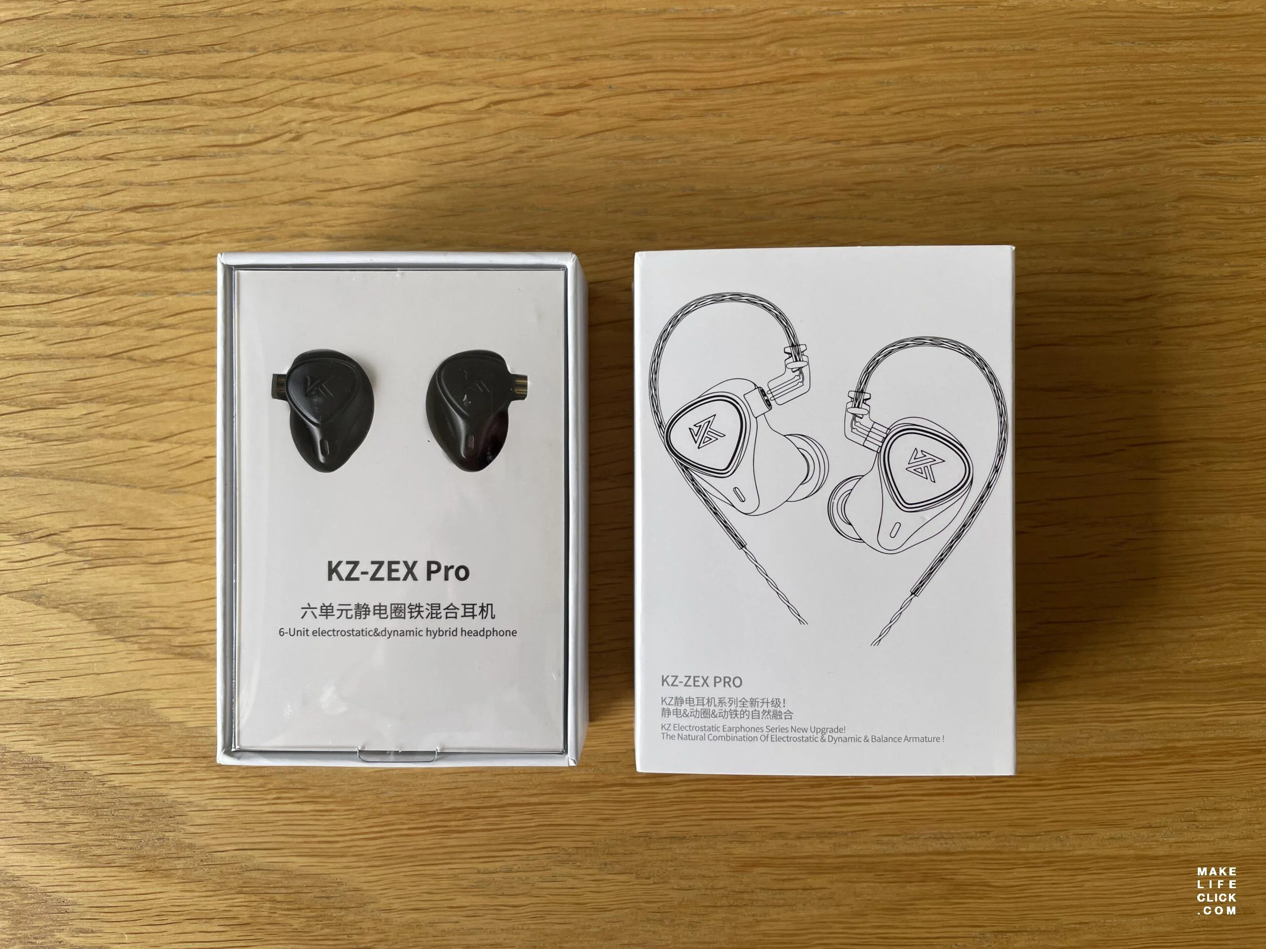 [NC] Tai nghe KZ ZEX PRO | tune âm bởi crinacle | tĩnh điện có Mic | chuyên nghe nhạc cụ Ballad Jazz không lời | Hàng Chính Hãng