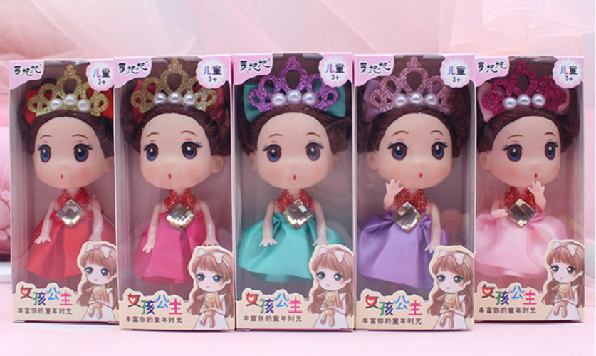 Búp bê chibi hộp 12 cm cực xinh giao màu ngẫu nhiên