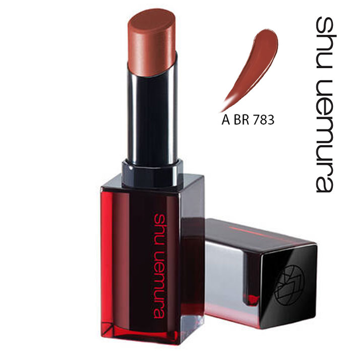 Son Shu Uemura Rouge Unlimited Amplified A BR 783 Màu Đỏ Đất Thiên Nâu (Chất Son Satin)