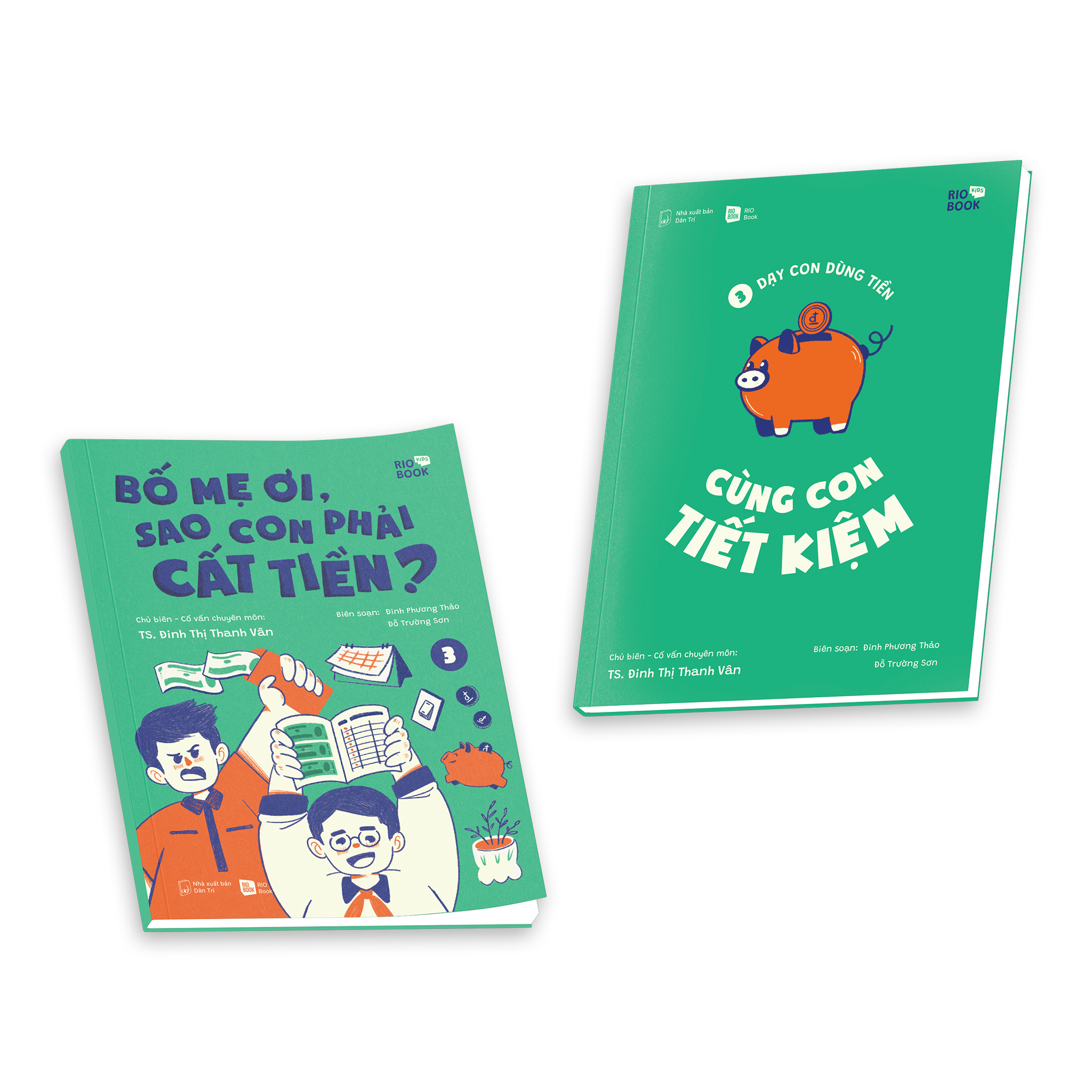 Bộ sách RIO Book KIDS: Bố mẹ ơi, dạy con dùng tiền