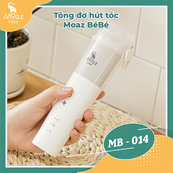 Tông đơ hút tóc thông minh cho bé Moaz BéBé MB – 014