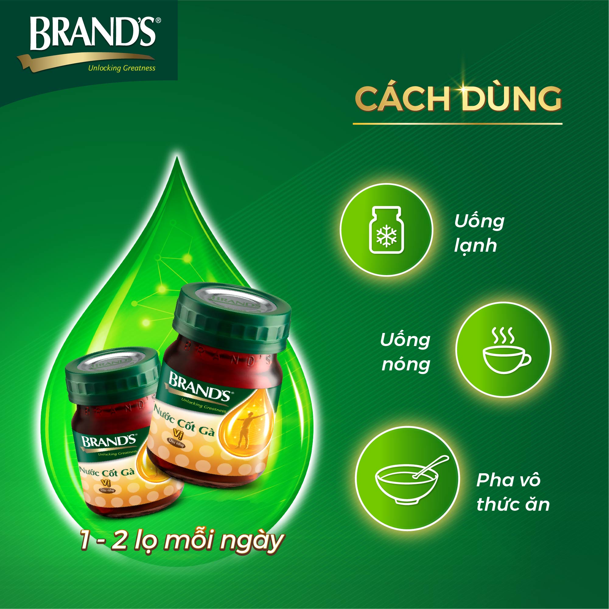 Nước cốt gà BRAND'S Vị Dịu Nhẹ