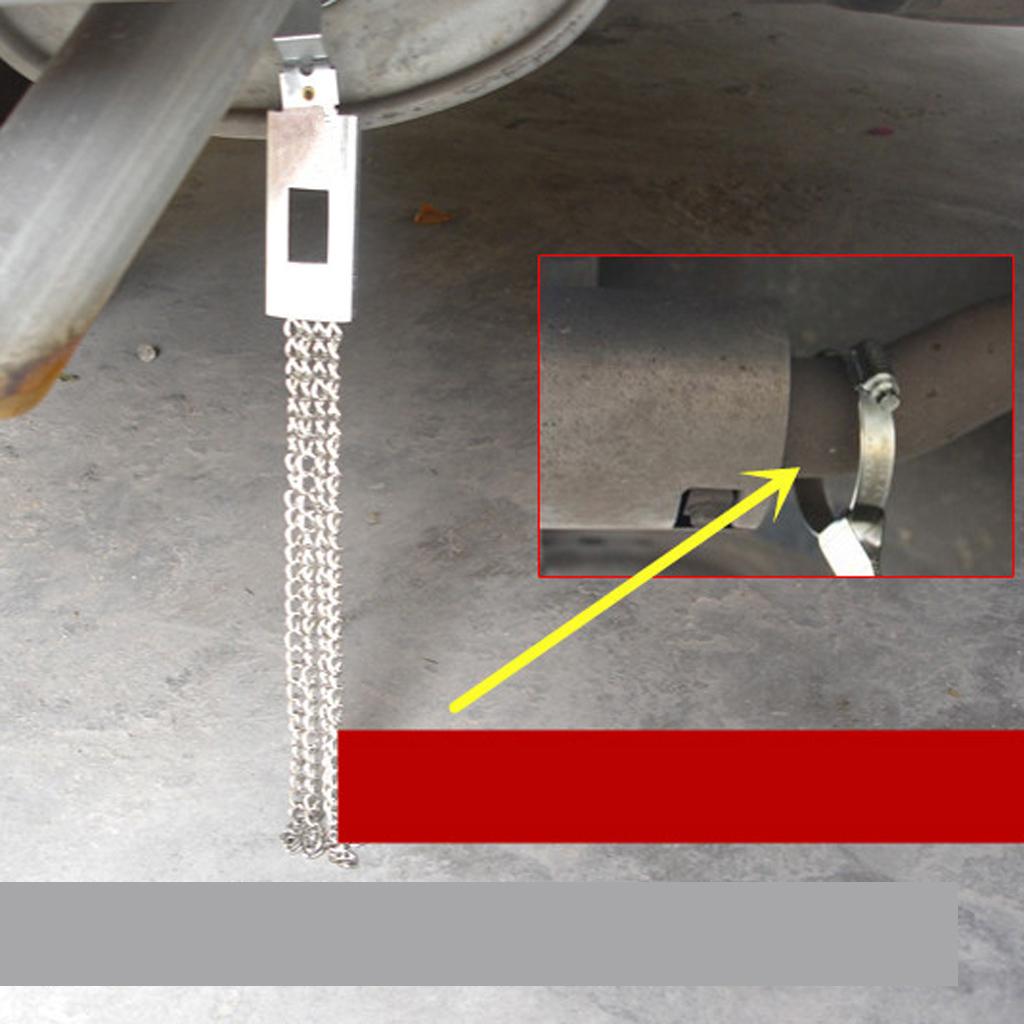 Universal Car Anti Static Strap Belt Ground Wire Safety Chain W Hose Clamp