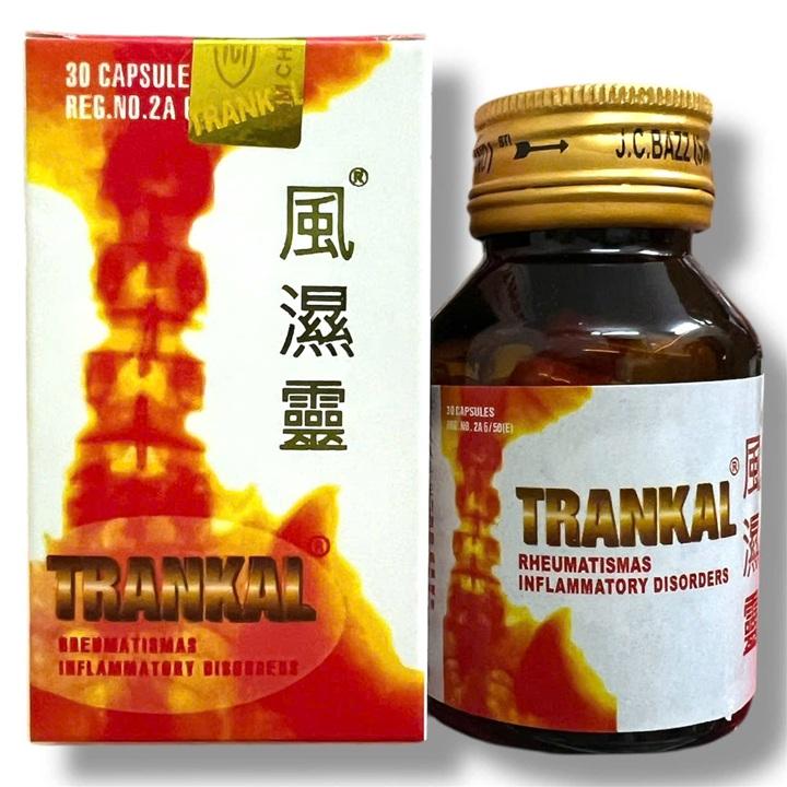 Viên uống Trankal hỗ trợ viêm thấp khớp, đau nhức xương khớp, tê bì chân tay, đi đứng khó khăn - Hộp 30 viên - Xuất xứ: Thái Lan - Mã số 2121